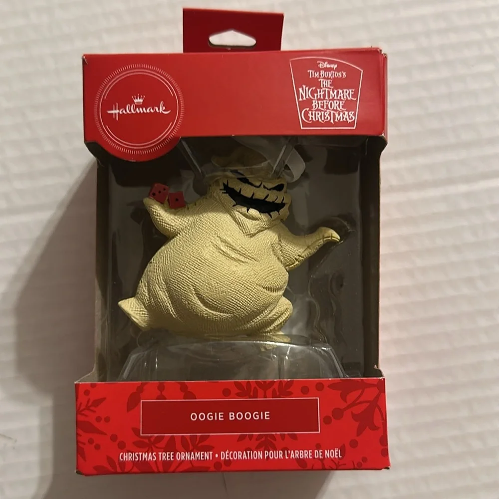 Hallmark Red Box‎ Nightmare Before Christmas Oogie Boogie Christmas Ornament